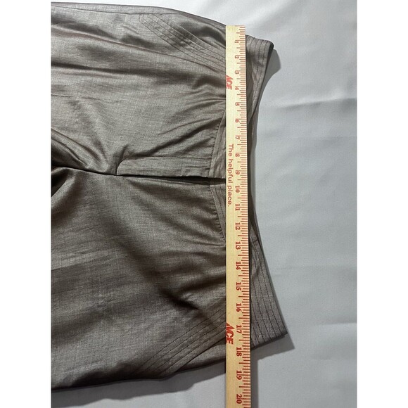 Ecetera Women’s Sharkskin Metallic Wool Mohair Blend Lined Dress Pants Sz 14 - Picture 7 of 9